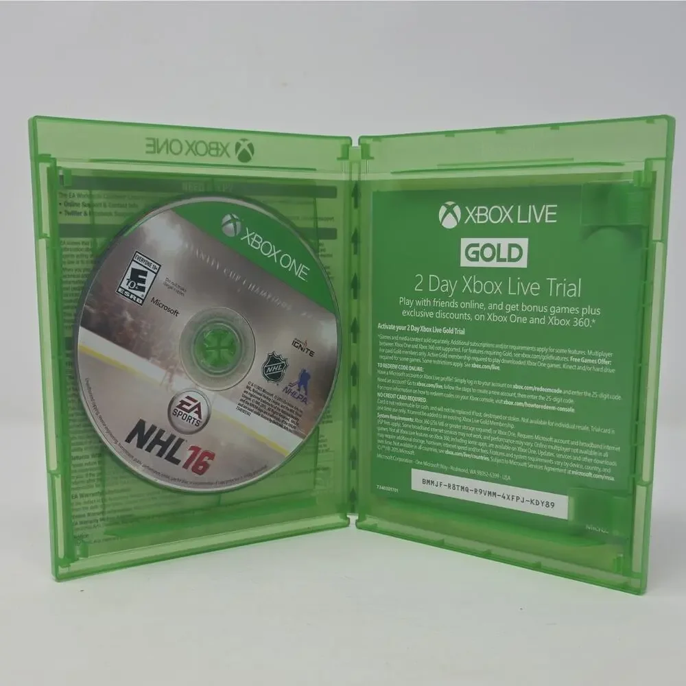 EA Sports NHL 16 Microsoft Xbox One Xbox Live Sports E10+ 2015